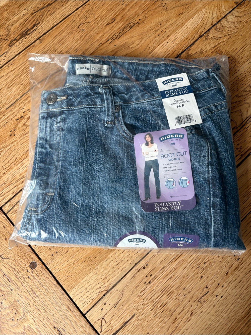 NWT Lee Riders Retro Vintage. Size 14P